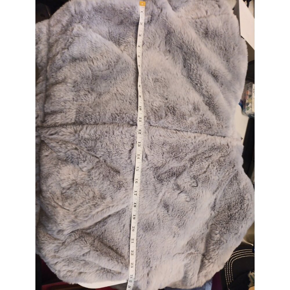 New Womens UGG Lavender Mandy Faux Fur Hoodie Jacket Soft Has Pockets Large - Picture 6 of 7